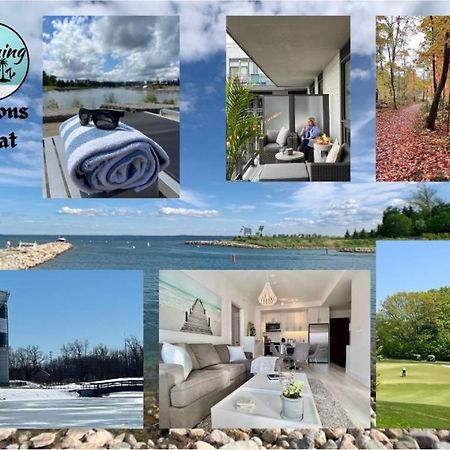 Stunning Stayz At Friday Harbour Beach Marina Resort Lake Simcoe Innisfil Bagian luar foto