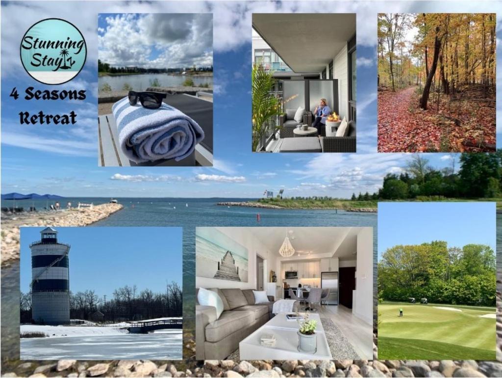 Stunning Stayz At Friday Harbour Beach Marina Resort Lake Simcoe Innisfil Bagian luar foto
